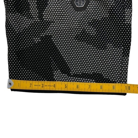 NWT Philipp Plein RARE Men's Sweat Jersey Shorts Camo Graphic Black Small - Picture 11 of 11